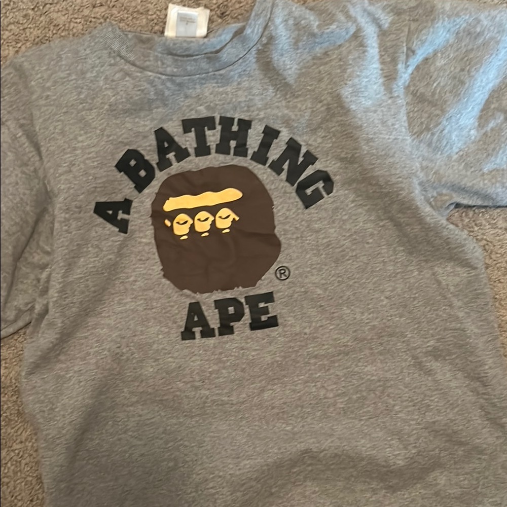 A Bathing Ape Gray T-Shirt